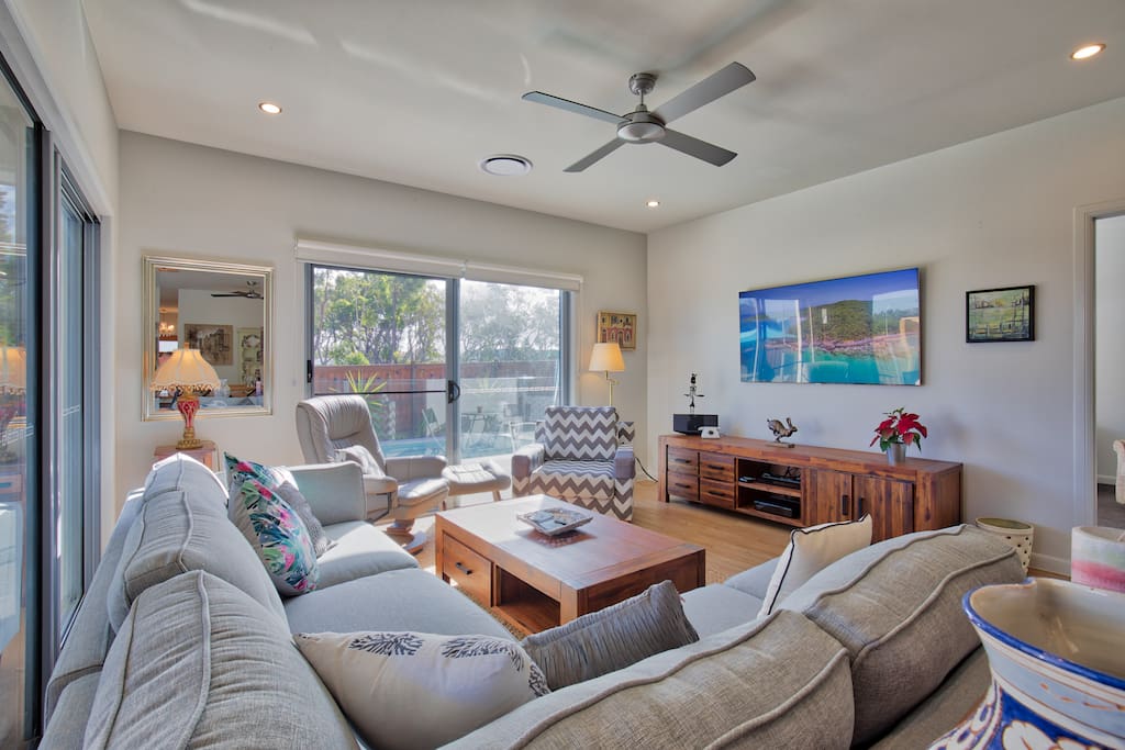 Open plan living space