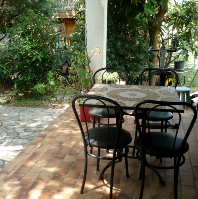 Terrasse et jardin