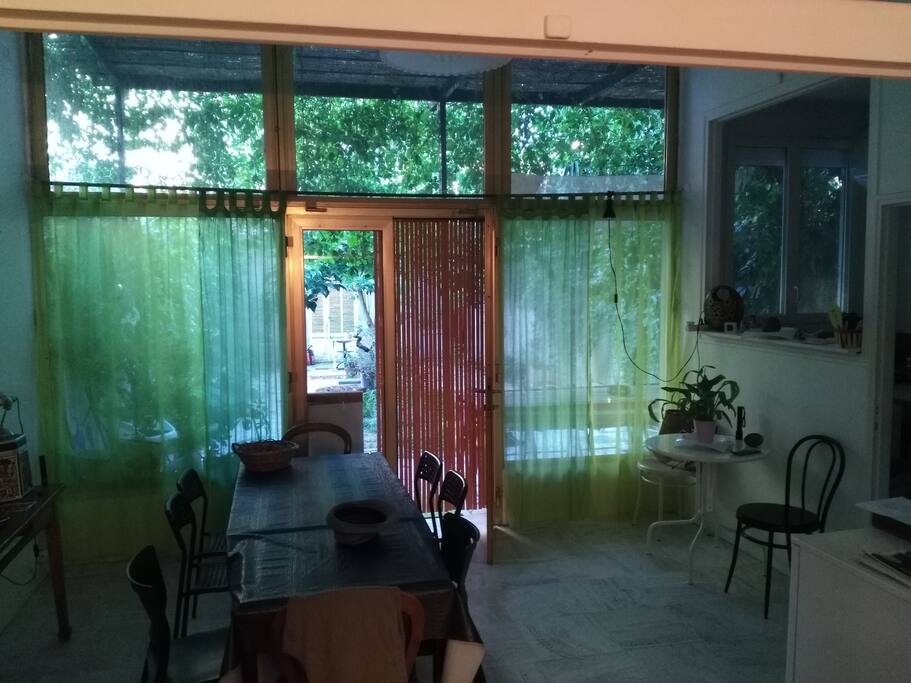 Véranda cuisine salle à manger