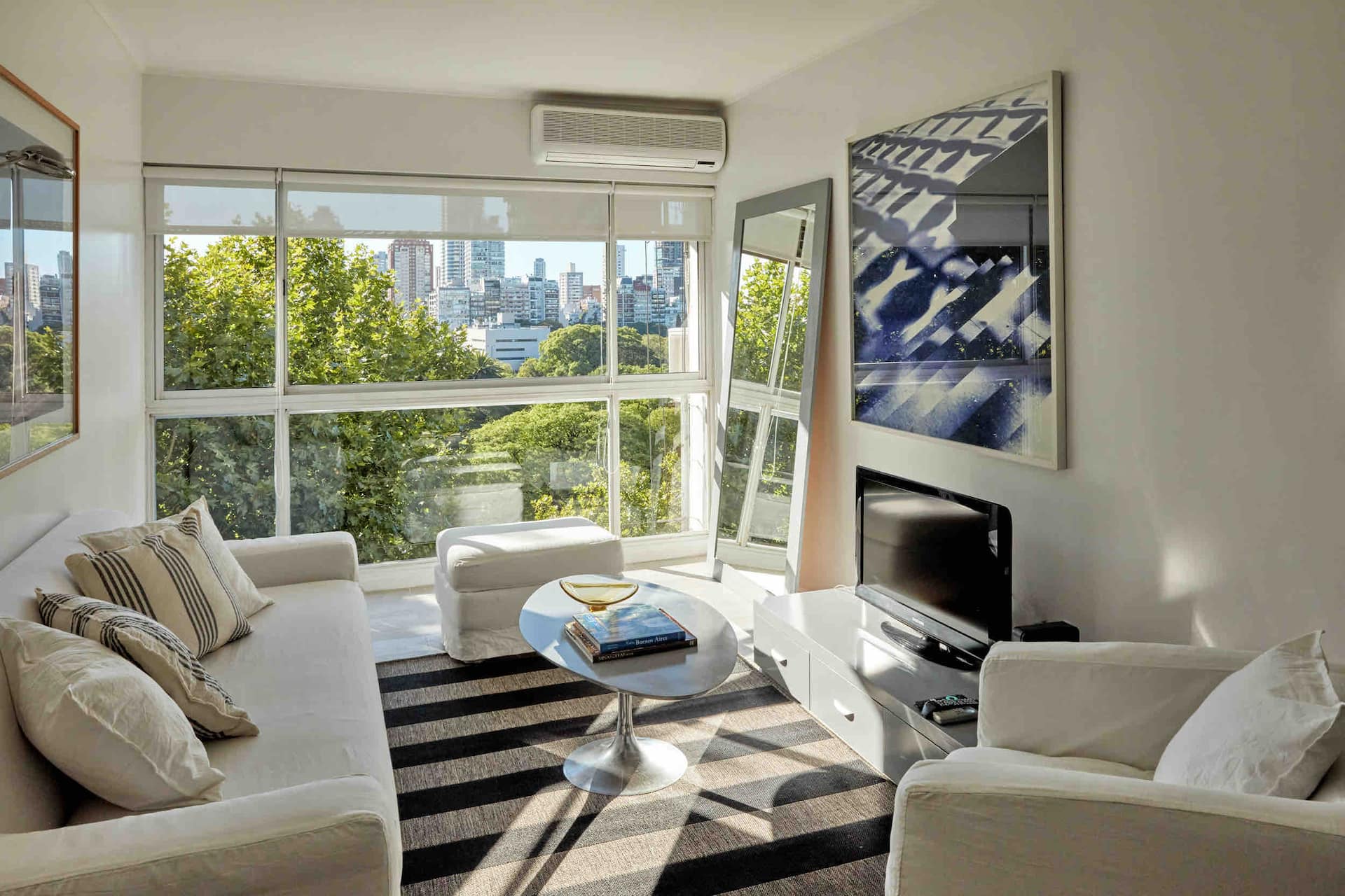 Apartamento de 1 quarto com vista para parque em Palermo