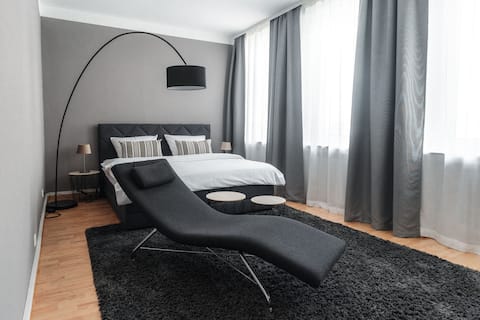 Stylish Münster city apartment 83 m²