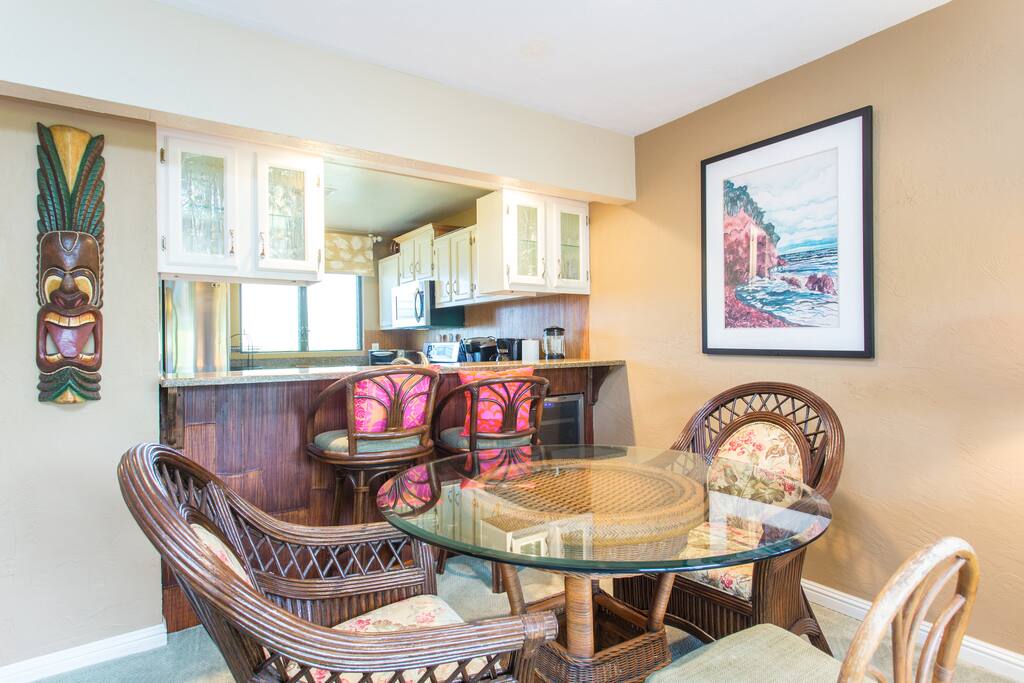 Bar and table