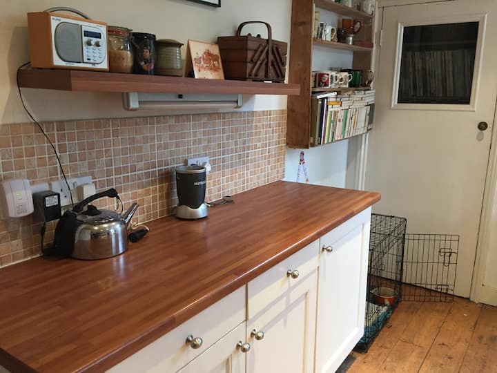 Bright, cosy and central, with garden