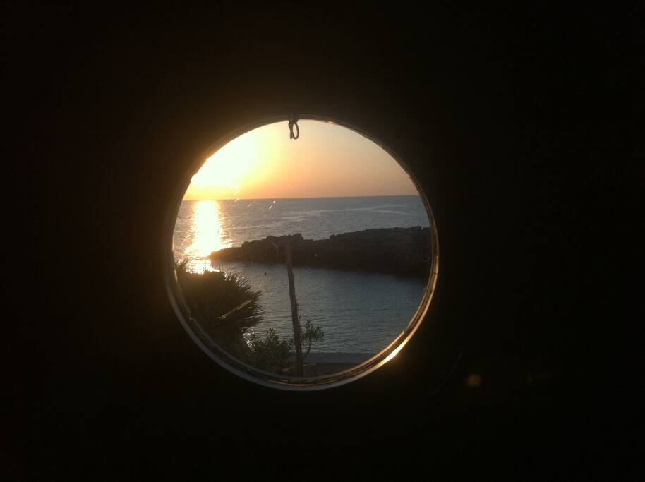 L'alba dalla cucina