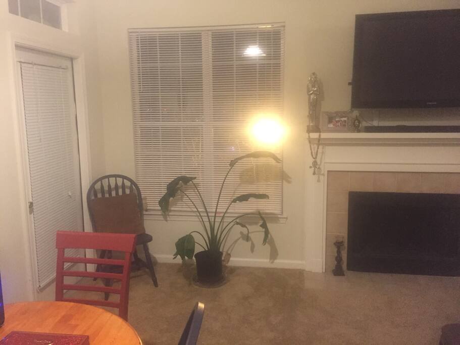 Left side of the living room