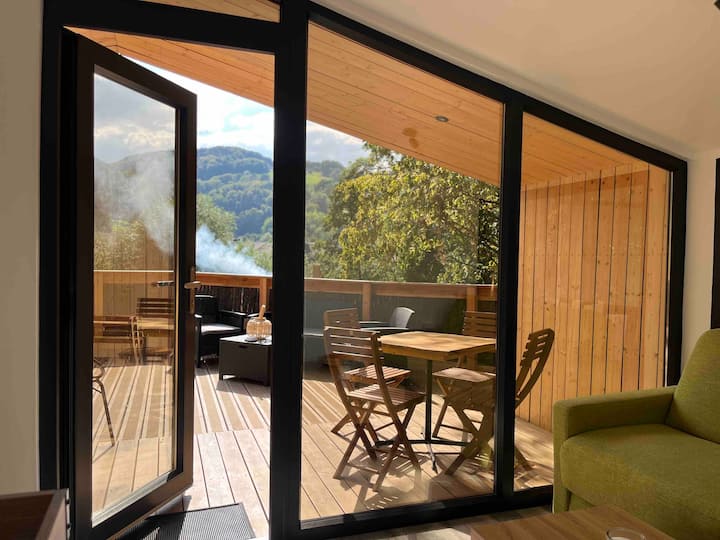 Lodge & Bain Nordique Privé · Vue Sur La Vallée - Lac Blanc