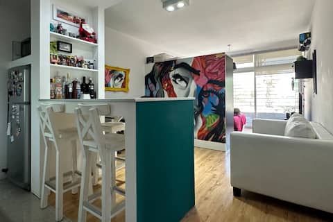 Top performing Airbnb: Fully equipped studio in Caballito in Caballito