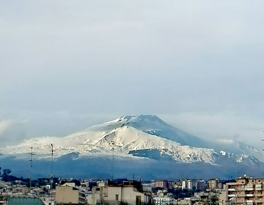 Etna view from your balcony