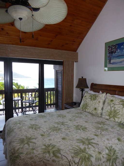 First bedroom with balcony.