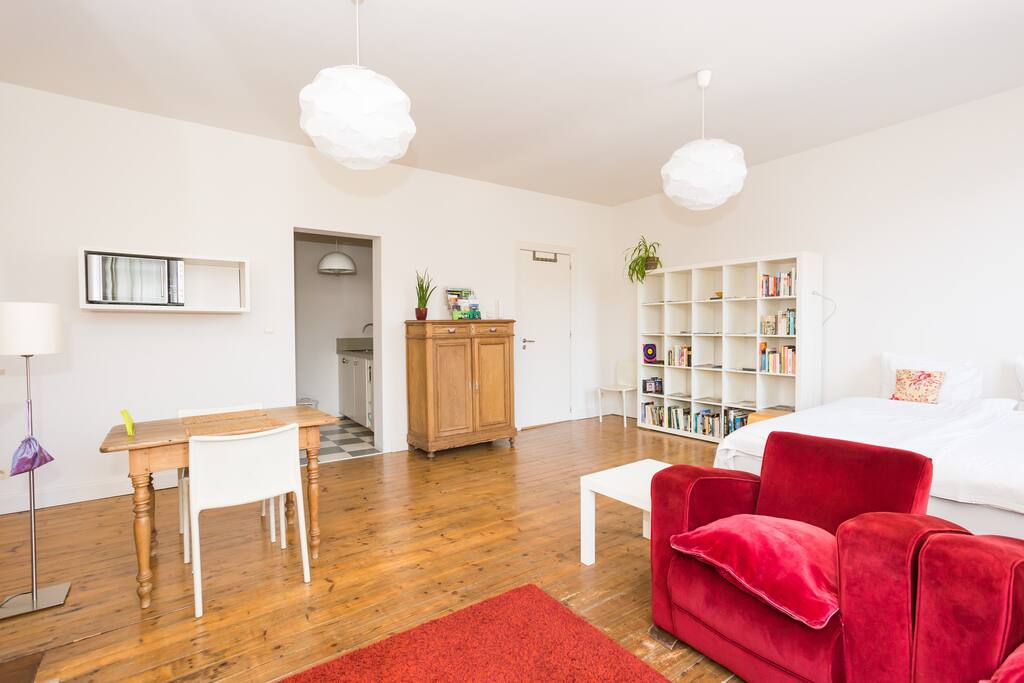 in our apartment in the city centre!