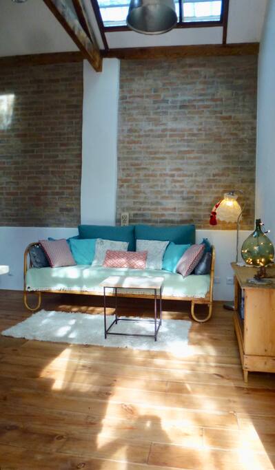 Espace salon.
