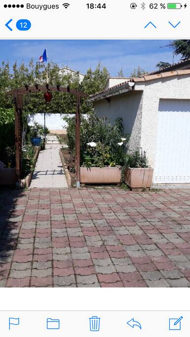 entree vue jardin