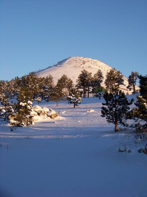 View north west towards Sugarloaf Mountain.