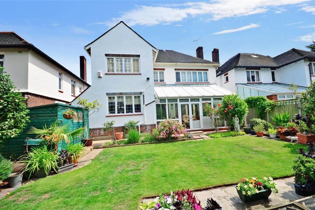 Lovely mature garden