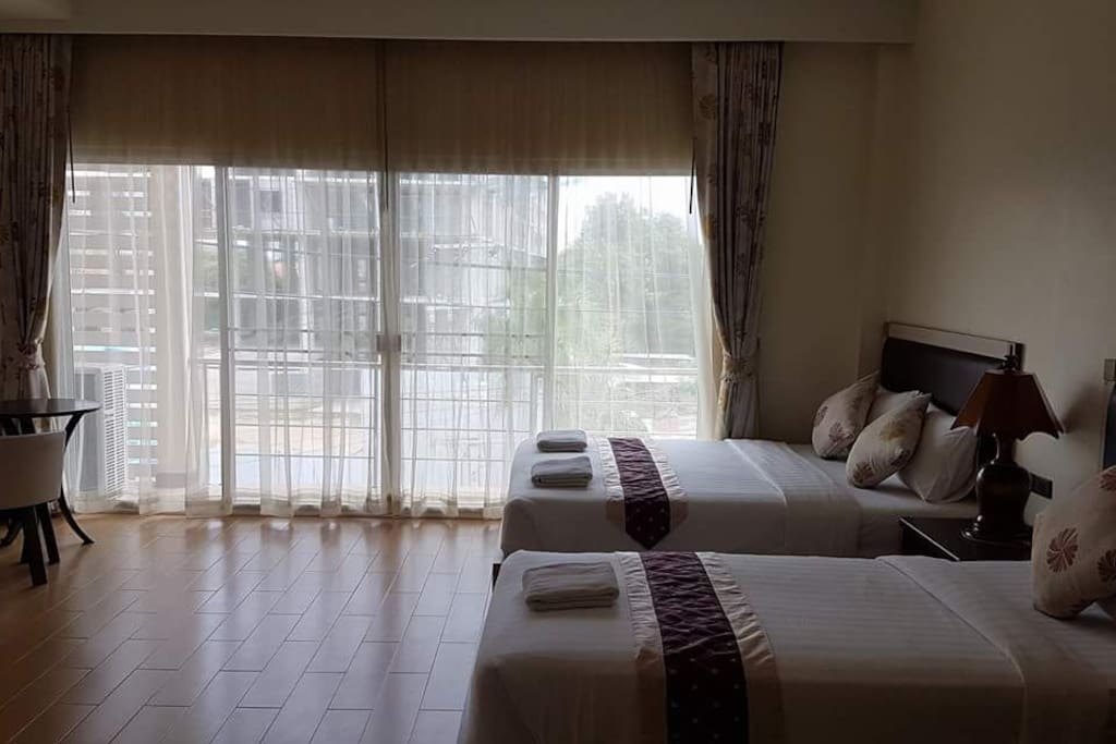 family room for 3 person (have area available for extra beds