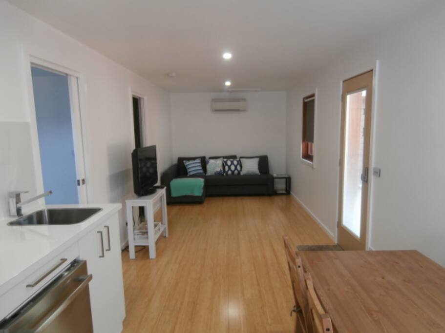 Open living - lounge, dining & kitchen