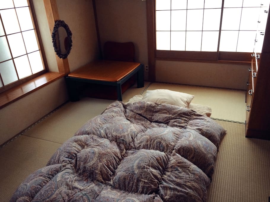 Japanese mattless(futon). Up to 3 sets are available.
