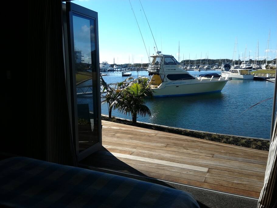 Outlook from guest bedroom