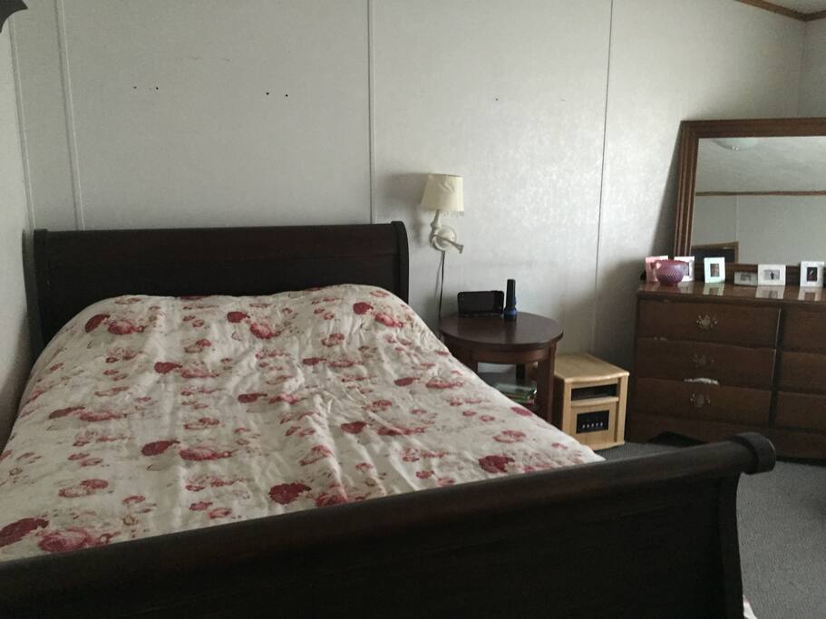 Sleep in an antique sleigh bed!