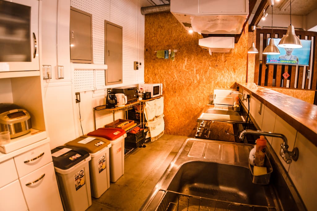 Specious shared kitchen キッチン設備も充実