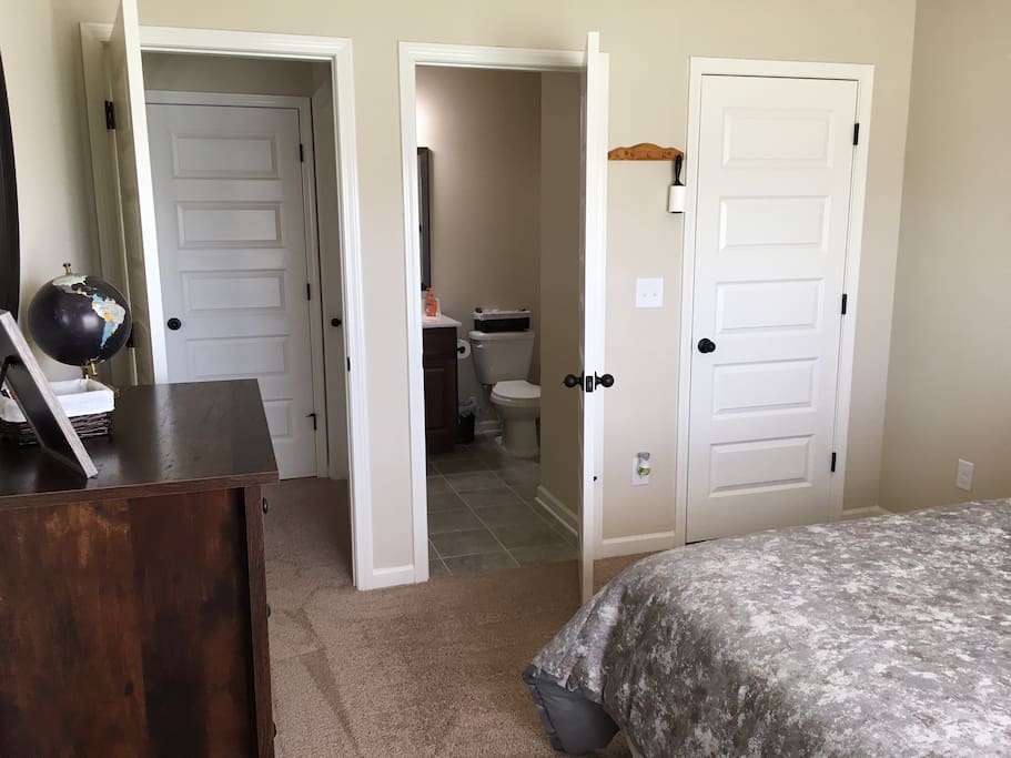 Bedroom w/ Attached Bathroom