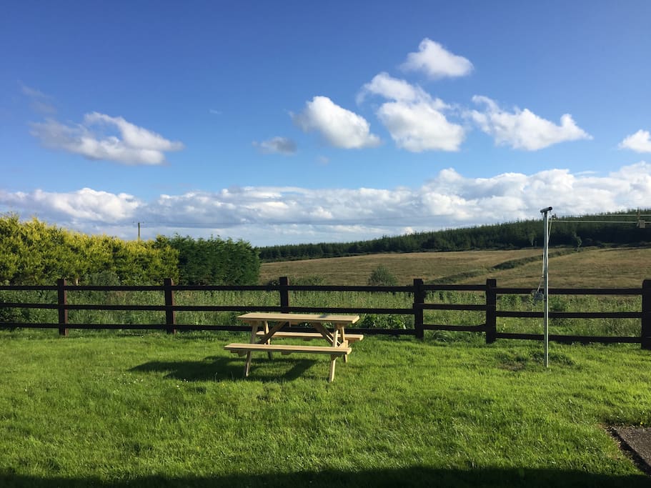 Outside seating area