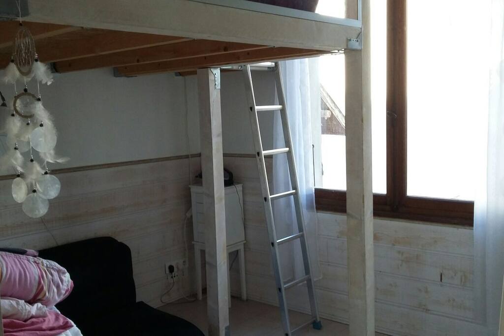 Chambre de droite - bas mezzanine