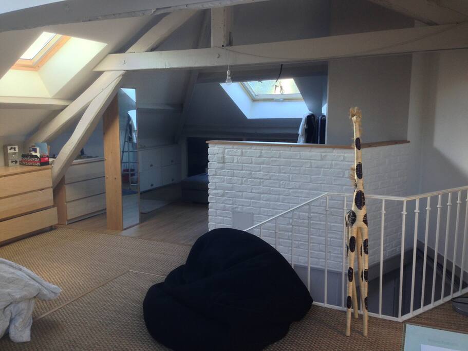 2nd floor bedroom with its own bathroom and desk