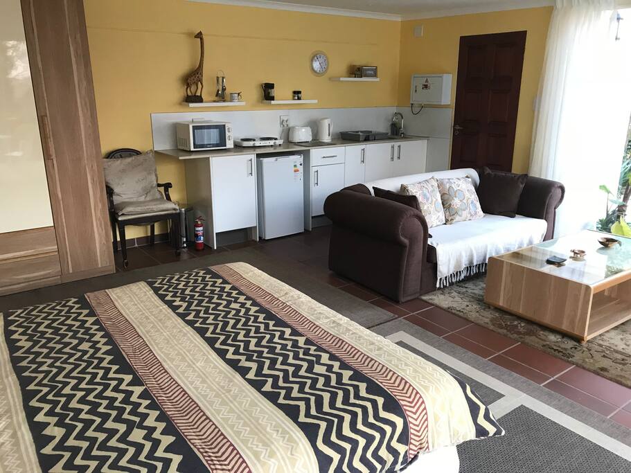 Kitchen and living area