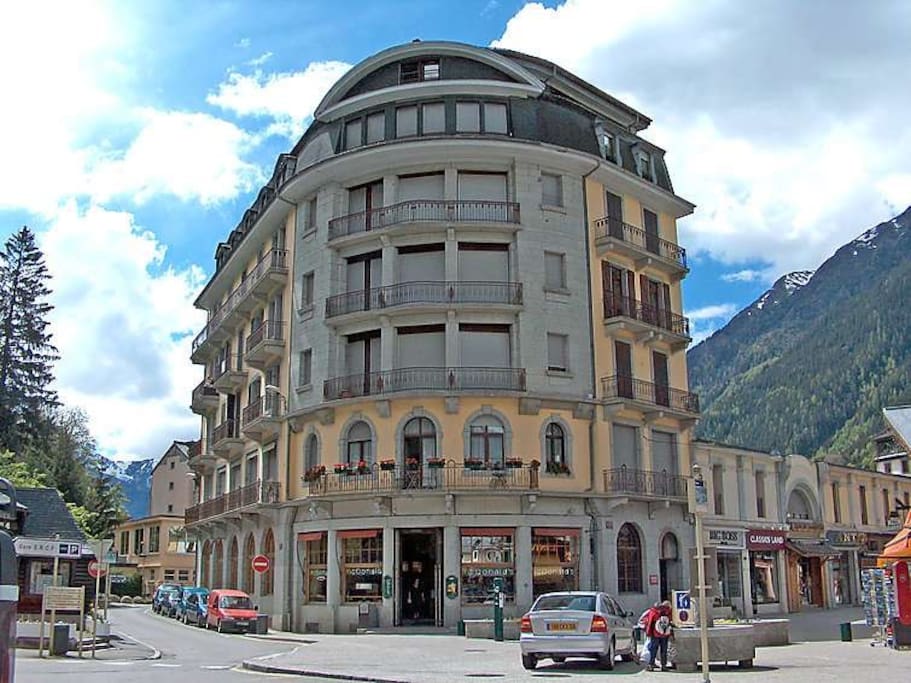 Résidence Le Carlton au centre de Chamonix