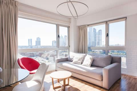 Top Airbnb: QUARTIER MADERO SUITE - 9 FL - RIVER VIEW - PARK en San Telmo