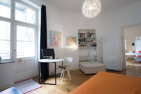 Vintage flair, next to metro and park