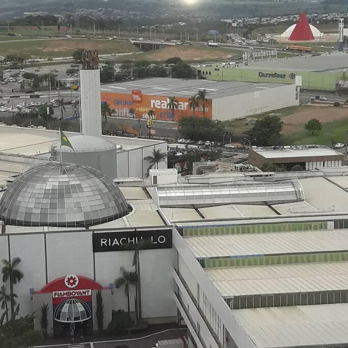 Vista do shopping flamboyant