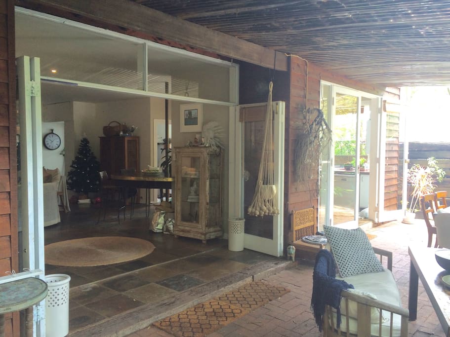 Main entrance from courtyard