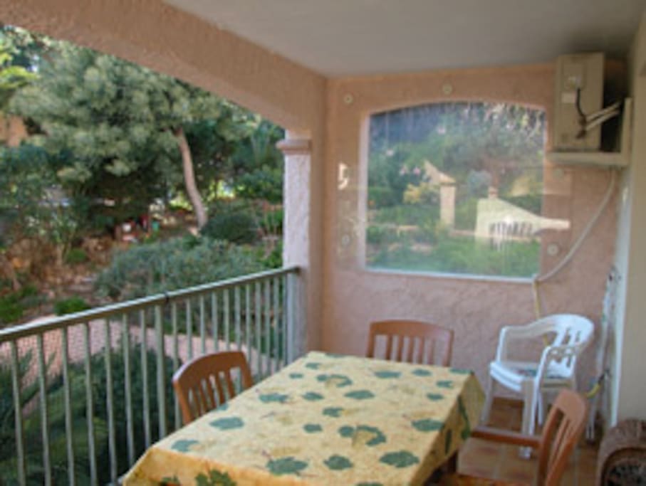 Balcon de l'appartement