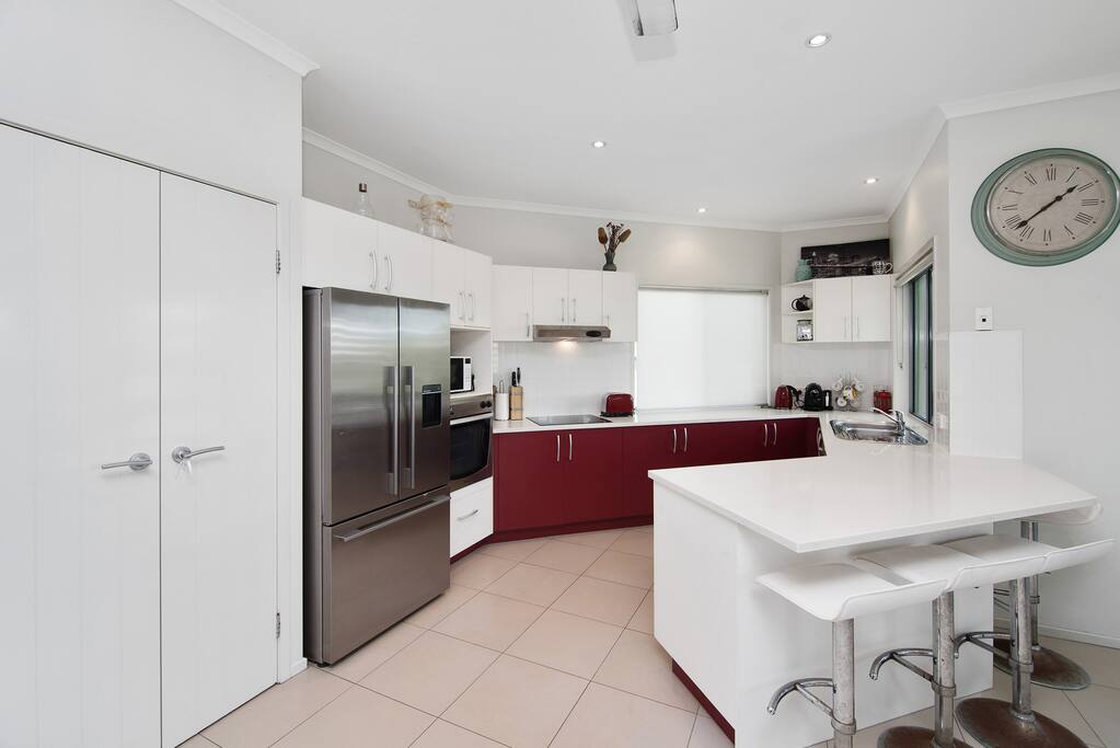 Cook up a storm in the large kitchen