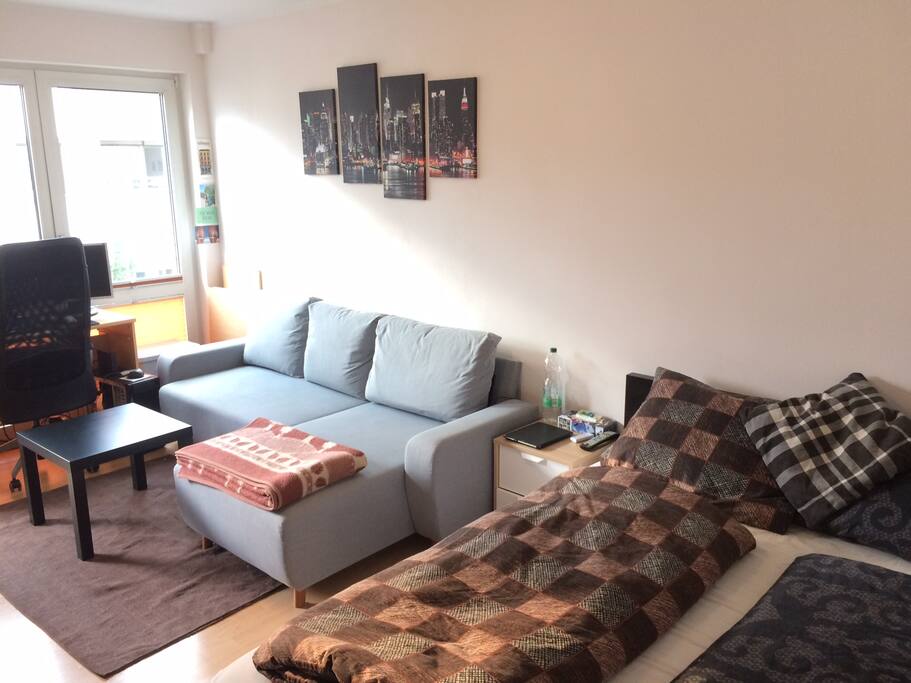 Bett und Couch