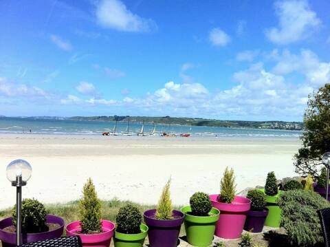 house de st efflam view sea direct beach SPA***