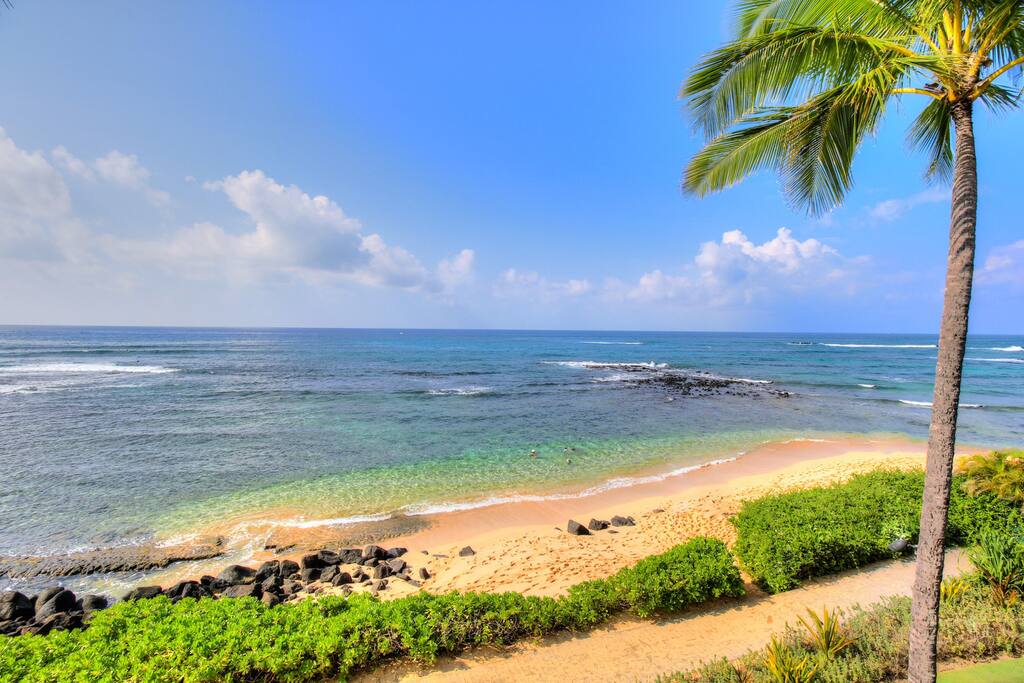 Spend your holiday partaking in water sports by walking right out onto the beach.