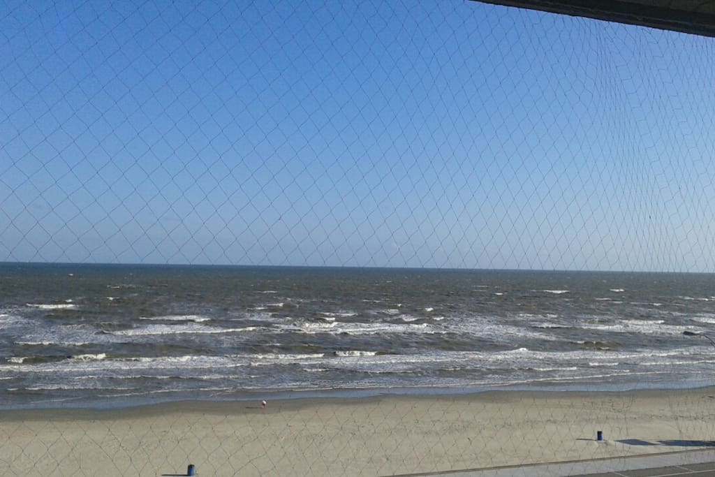 Beach view from balcony