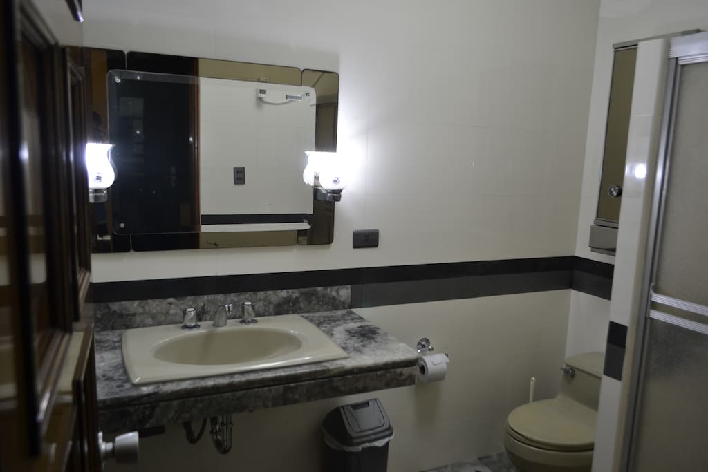 The bathroom