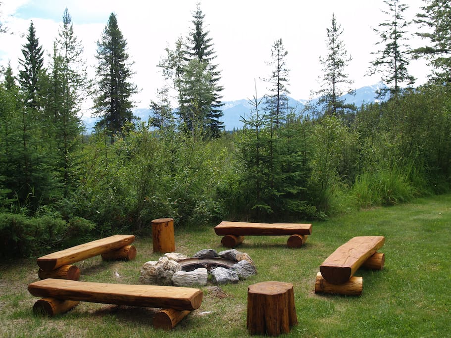 Your fire pit area.