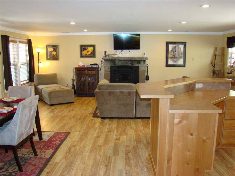 Open Concept Design - The open floor plan brings people together and creates a pleasant flow of activity throughout the rooms. No
