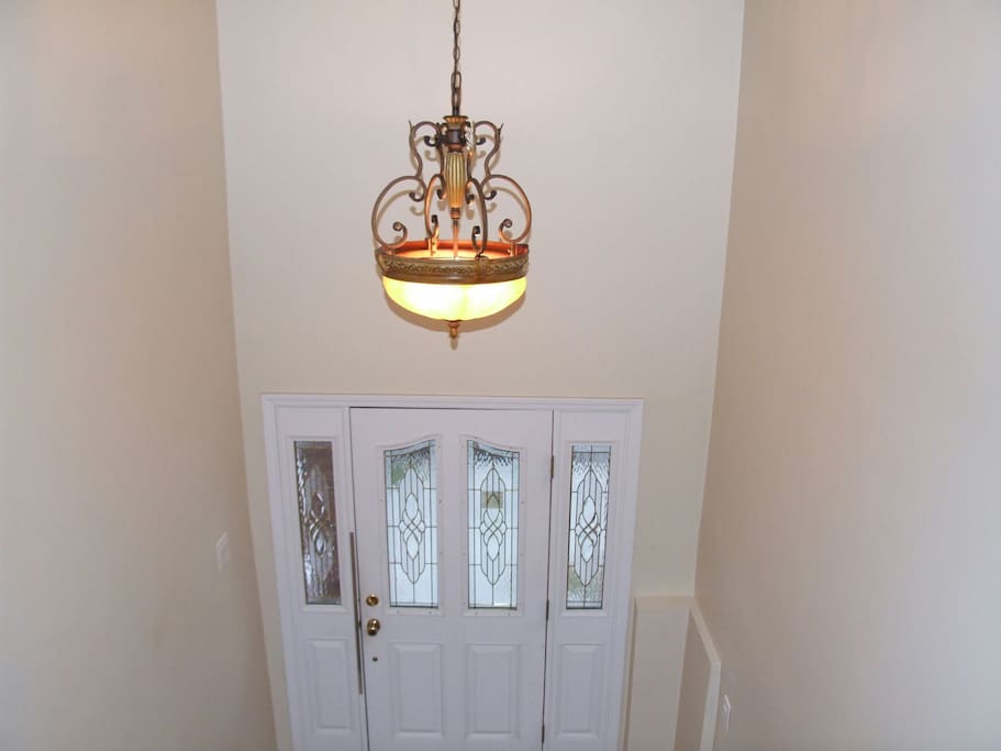 Well-lit from the moment you walk in!