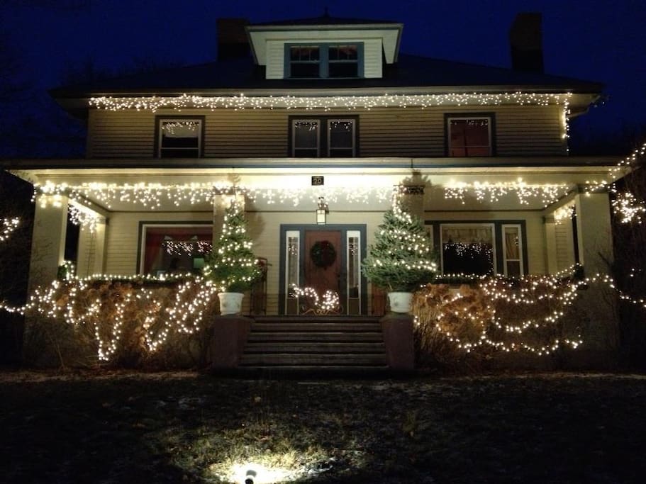 The Inn is recognized by many in the area as one of the most beautifully decorated homes for the holidays.