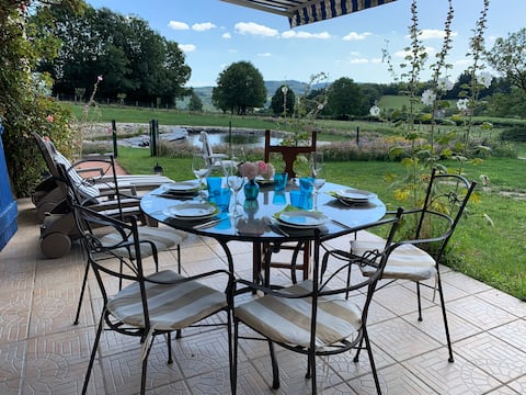 Clé des Champs in Beaujolais 4*. Breathtaking view