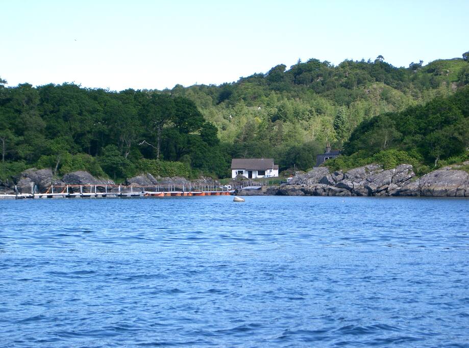Loch View Cottage from Loch Sunart