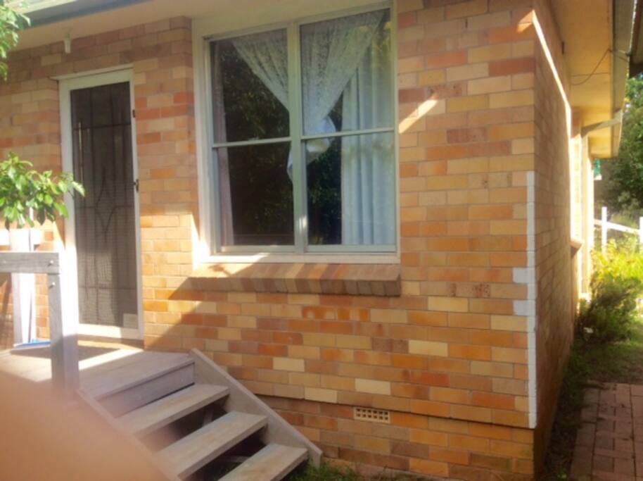entrance for Plum Tree granny flat