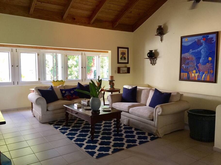 Living in second level's great room.