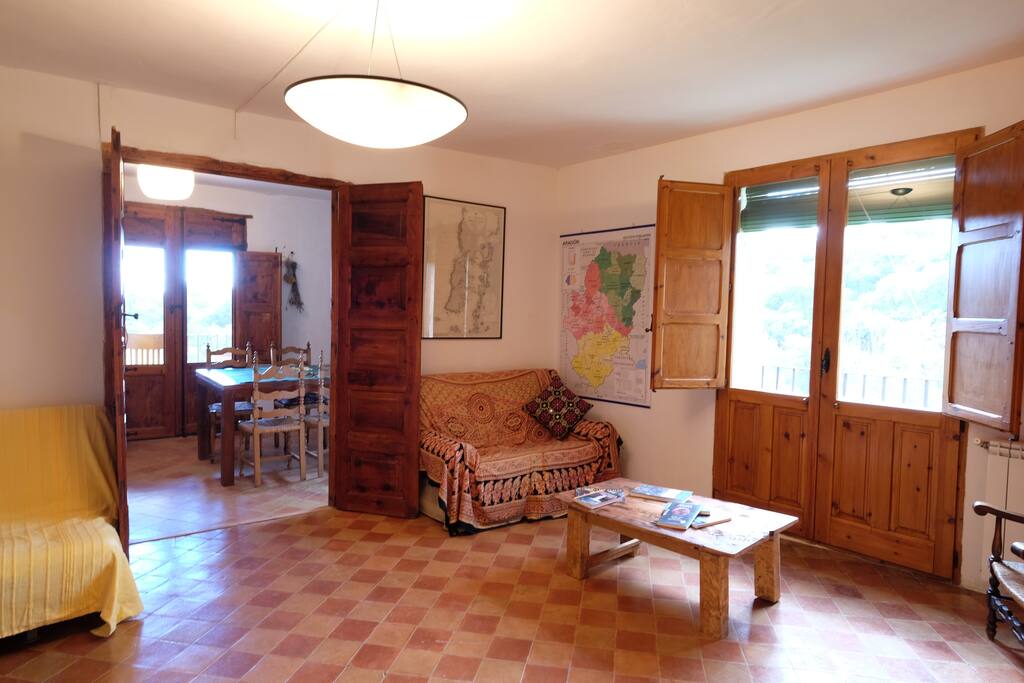Gran sala central del apartamento Norte